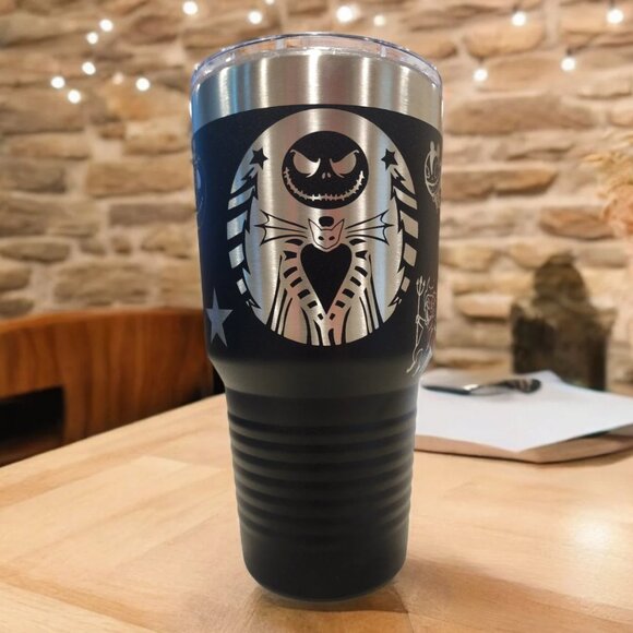Nightmare Before Christmas Jack Skellington Halloween Tumbler - Picture 1 of 9